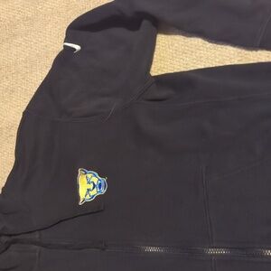 Mens Nike Panther Head Logo Cotton Hooded Sweatshirt Size Medium Black